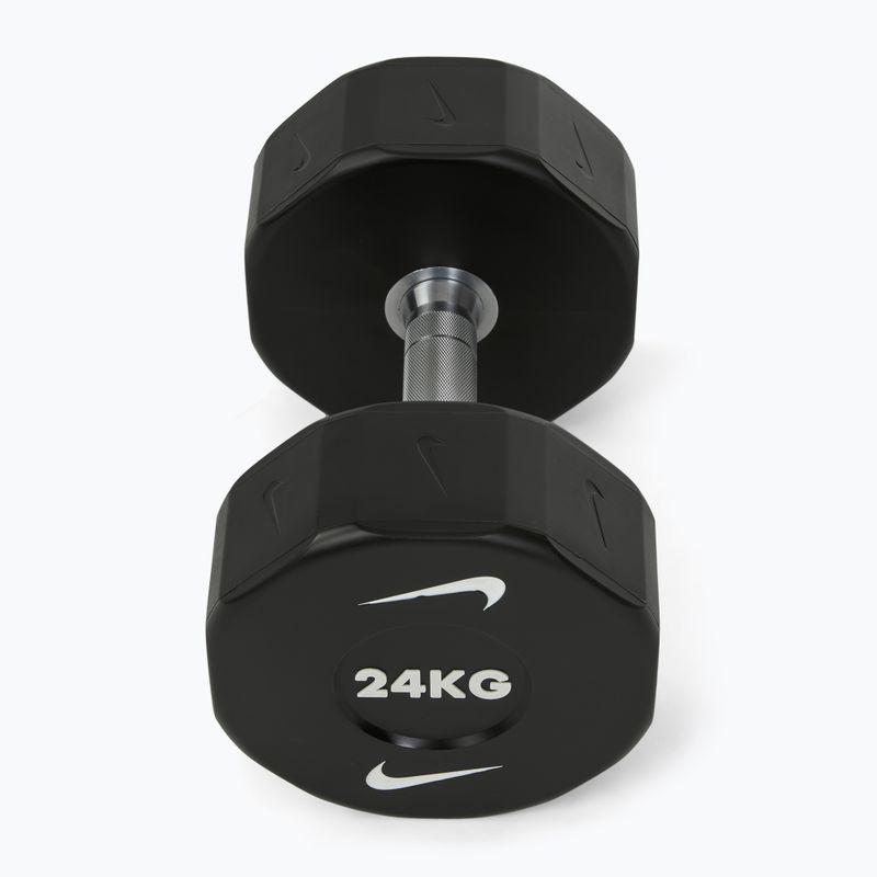 Krómozott kézisúlyzó Nike Strength Pro Urethane Dumbbell 24 kg black/white 2