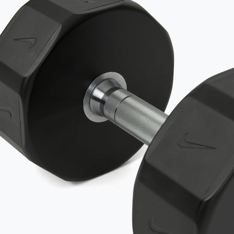 Krómozott kézisúlyzó Nike Strength Pro Urethane Dumbbell 24 kg black/white 4