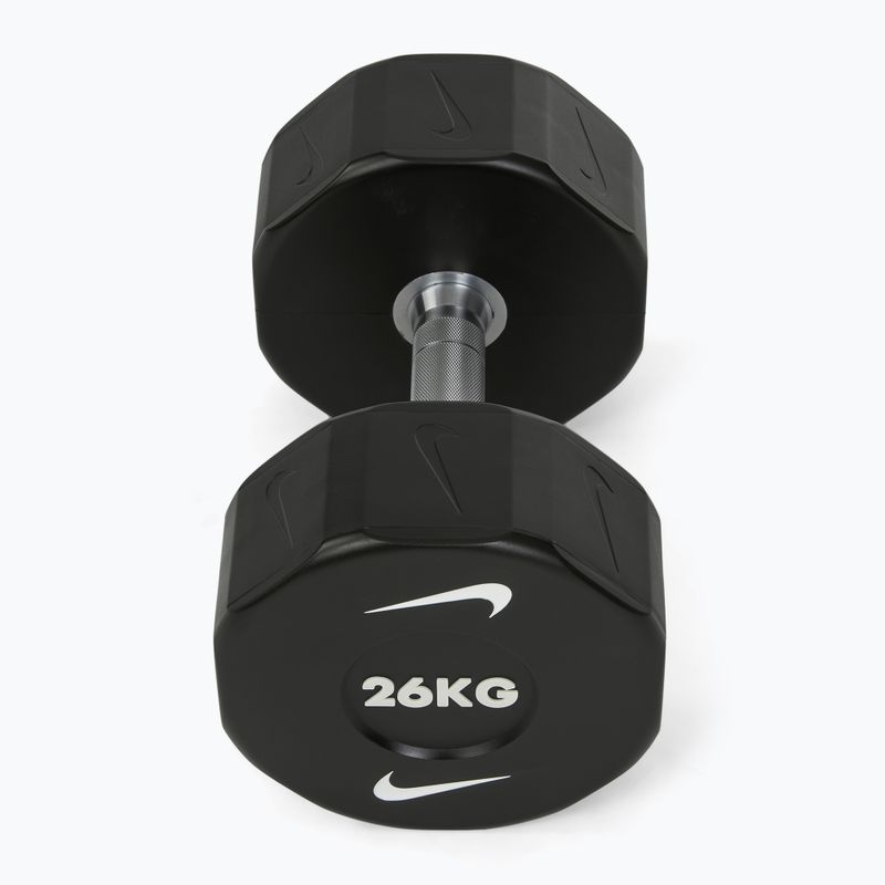 Krómozott kézisúlyzó Nike Strength Pro Urethane Dumbbell 26 kg black/white 2