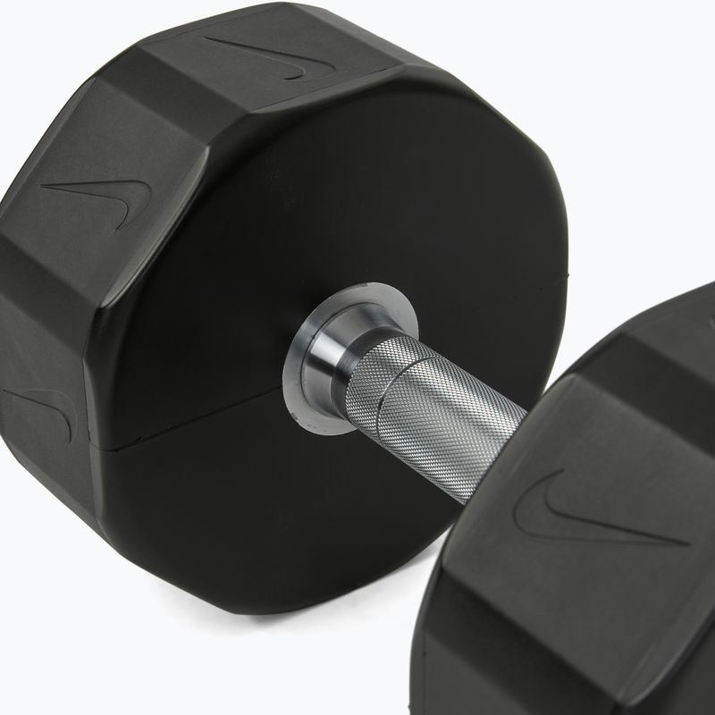 Krómozott kézisúlyzó Nike Strength Pro Urethane Dumbbell 26 kg black/white 4