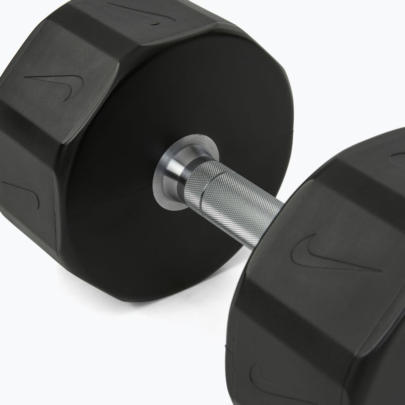 Krómozott kézisúlyzó Nike Strength Pro Urethane Dumbbell 30 kg black/white 4