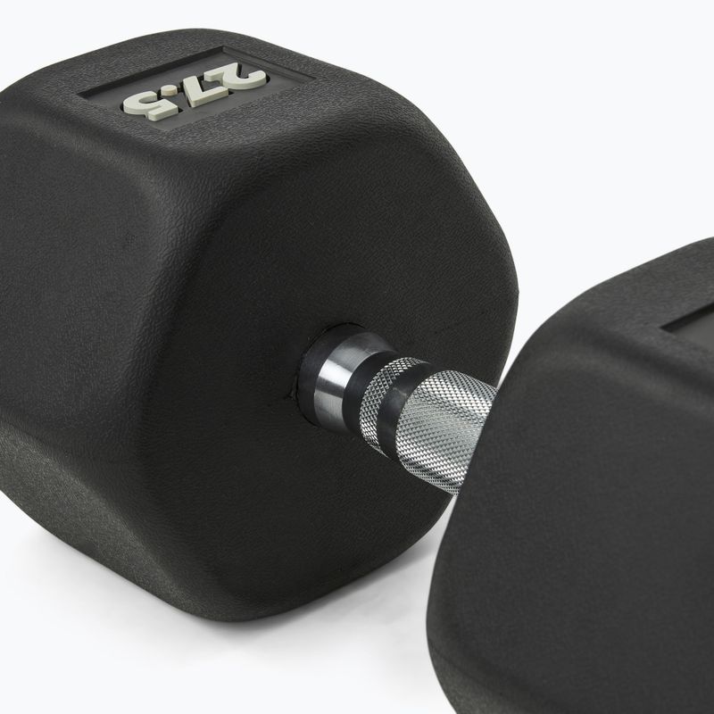 Gumírozott kézisúlyzó Nike Strength Hex Dumbbell 27,5 kg black/white 4