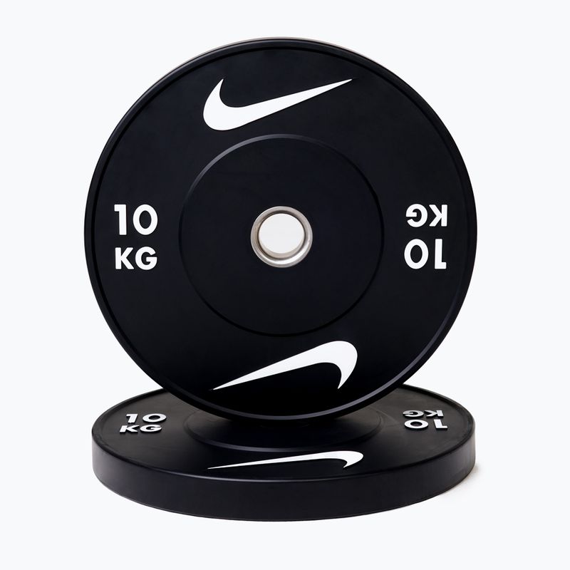 Bumper tárcsák Nike Strength Rubber Bumper Plates 10 kg black/white