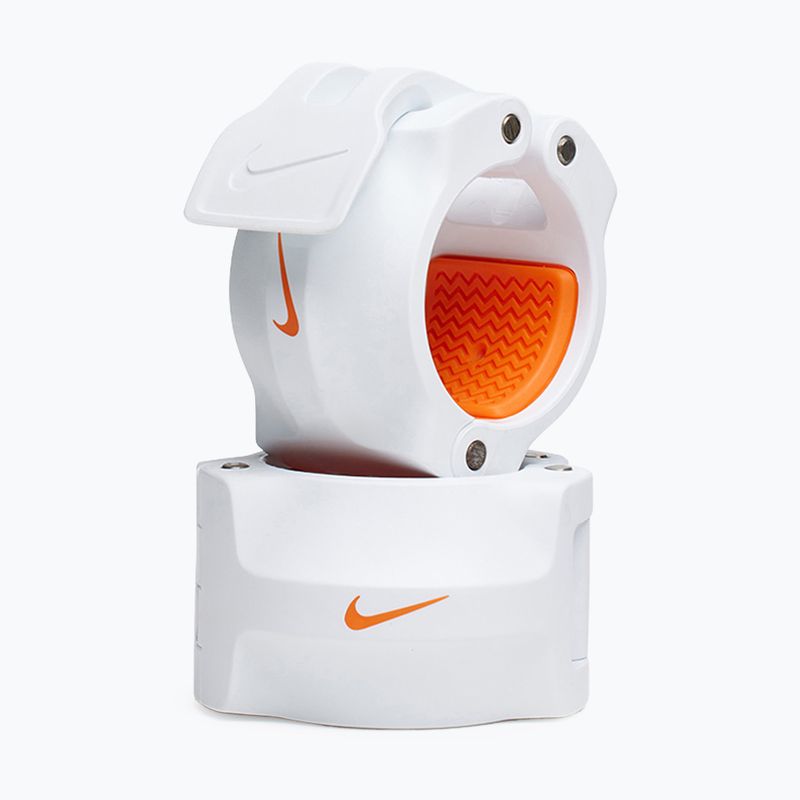Súlyzórögzítők Nike Strength Barbell Collars 2 pcs. white/orange 2