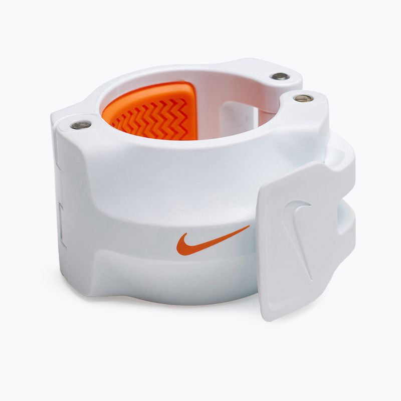 Súlyzórögzítők Nike Strength Barbell Collars 2 pcs. white/orange 3
