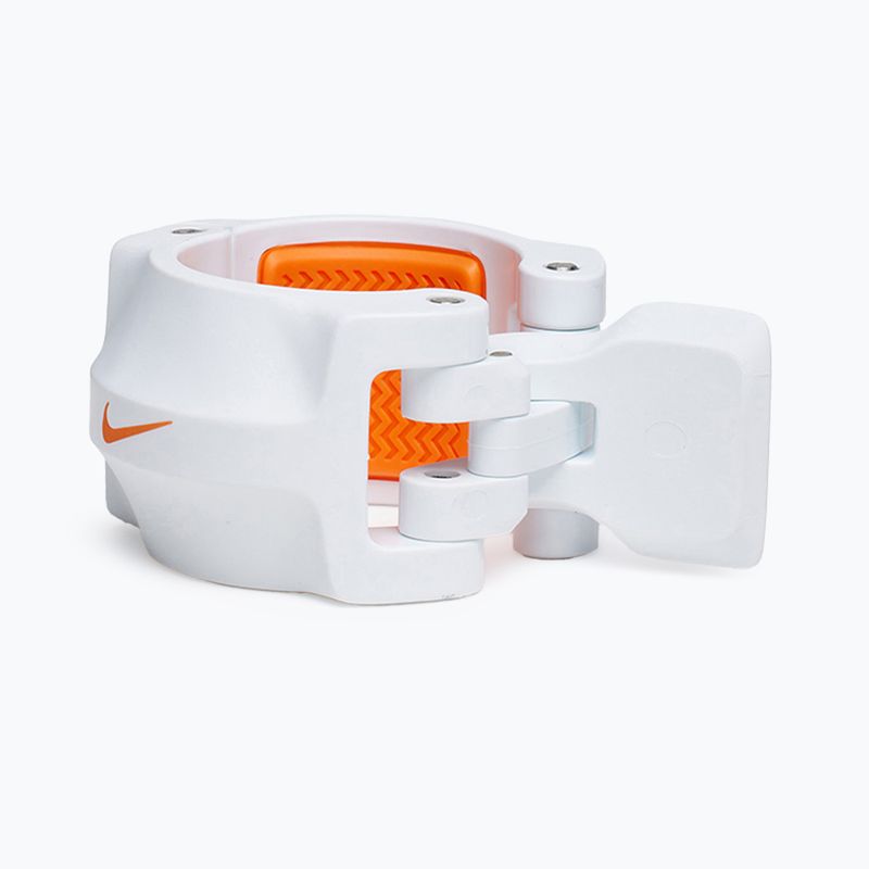 Súlyzórögzítők Nike Strength Barbell Collars 2 pcs. white/orange 4