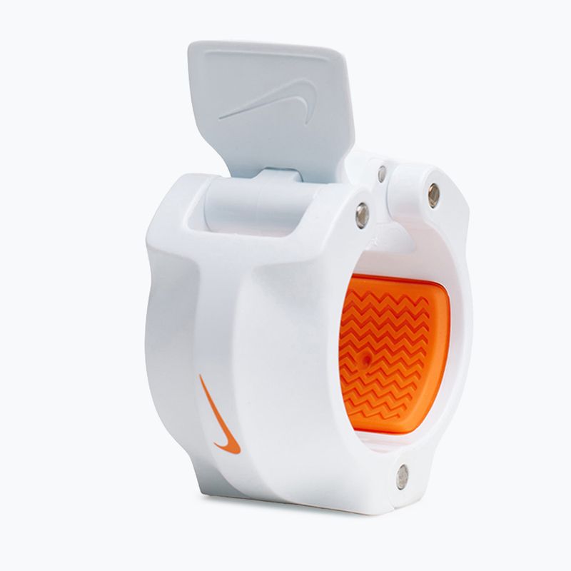 Súlyzórögzítők Nike Strength Barbell Collars 2 pcs. white/orange 5
