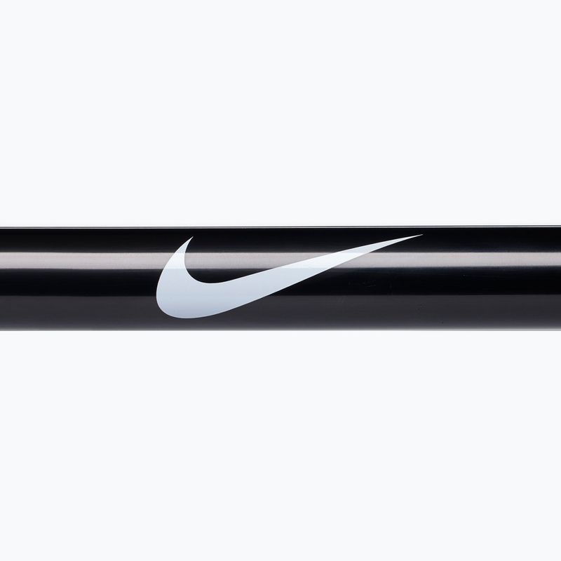 Egyenes rúd Nike Strength Chrome Barbell black chrome swoosh 3