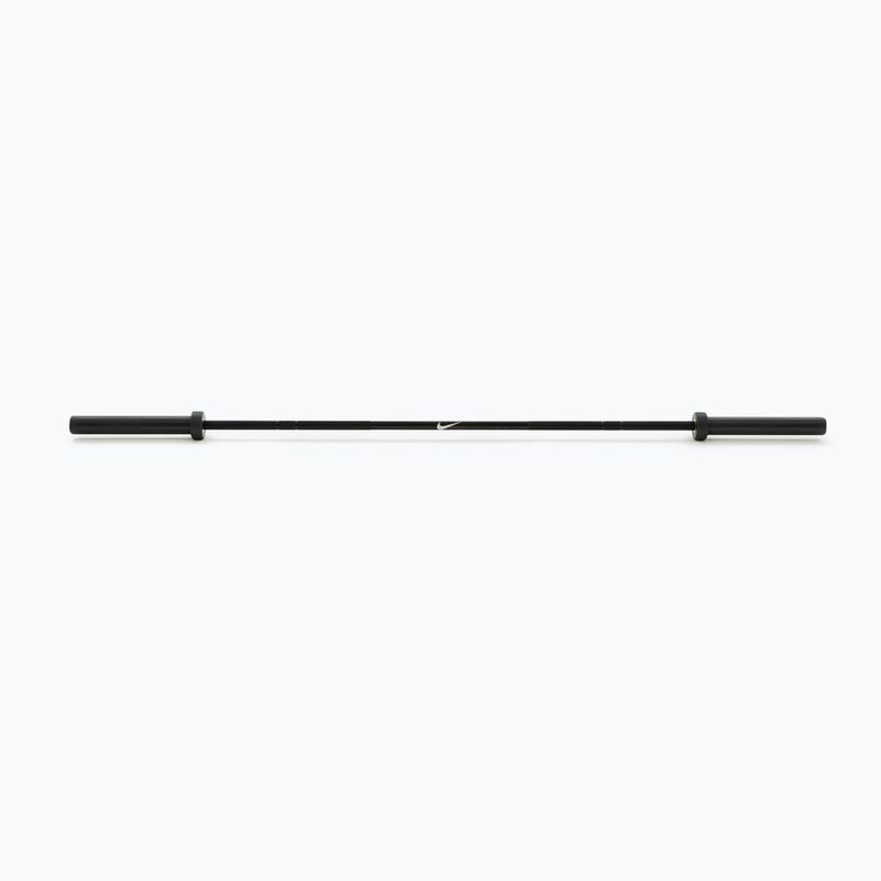 Egyenes rúd Nike Strength Chrome Barbell black chrome swoosh 2