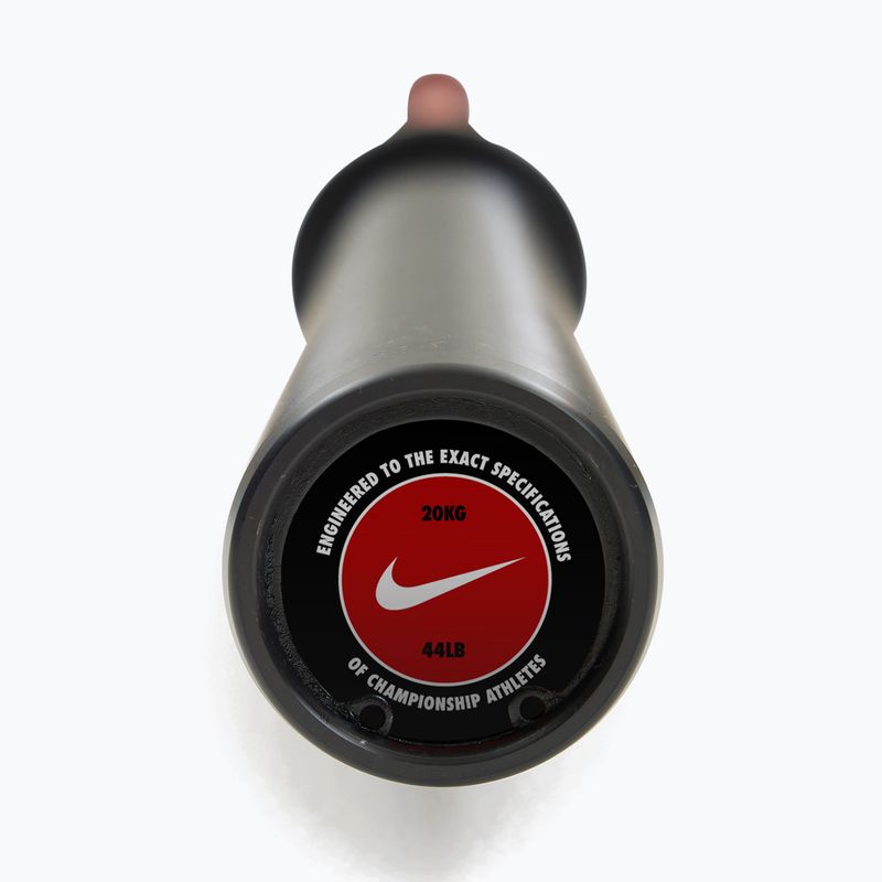 Egyenes rúd Nike Strength Coated Premium Barbell red swoosh 4
