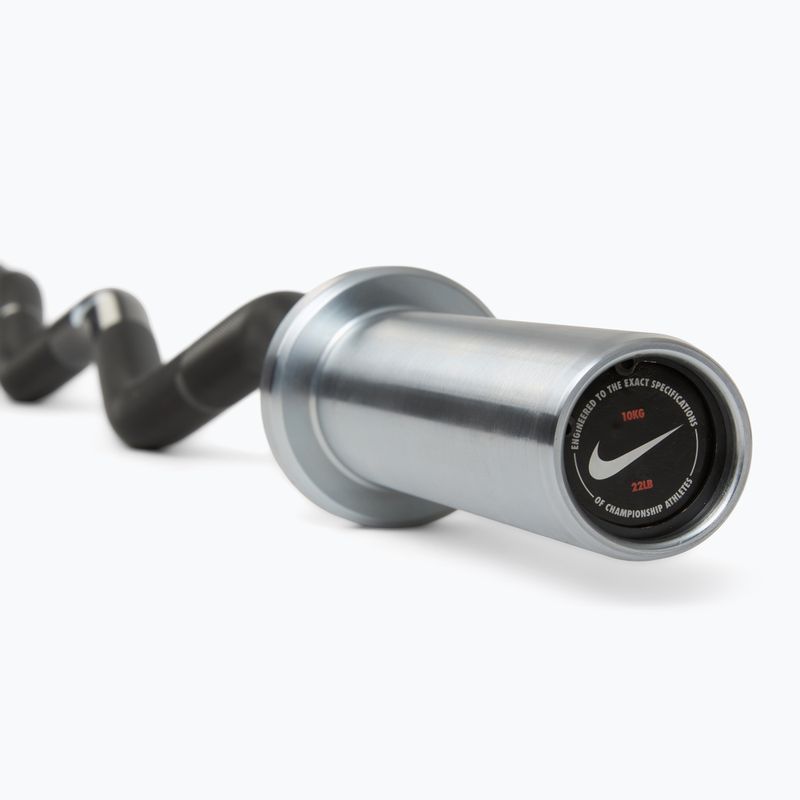 Hajlított rúd Nike Strength Curl Bar black swoosh 5