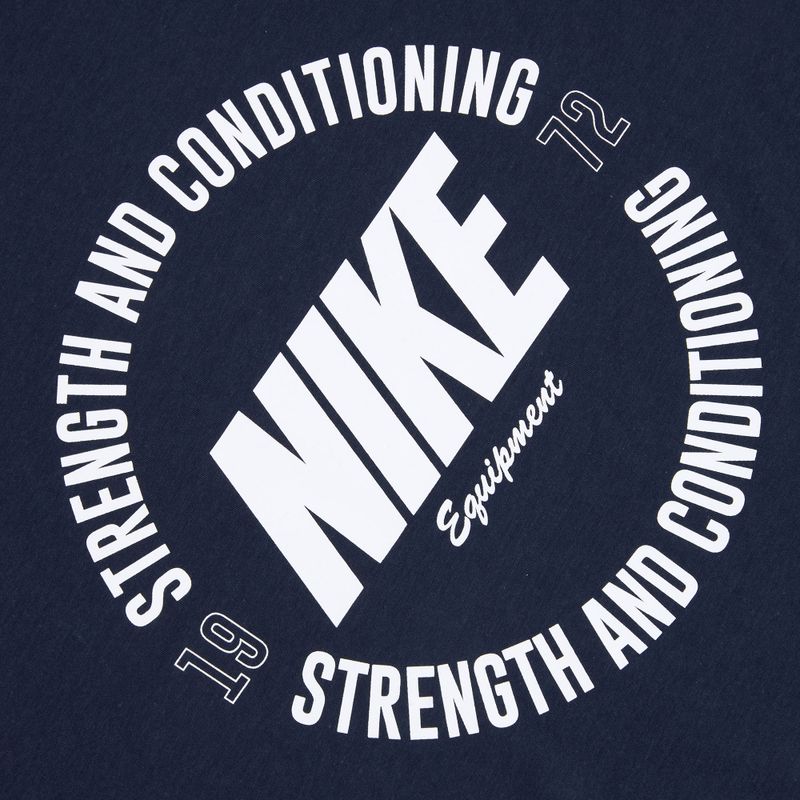 Férfi edző póló Nike Strength S&C Dri-Fit navy/white 4