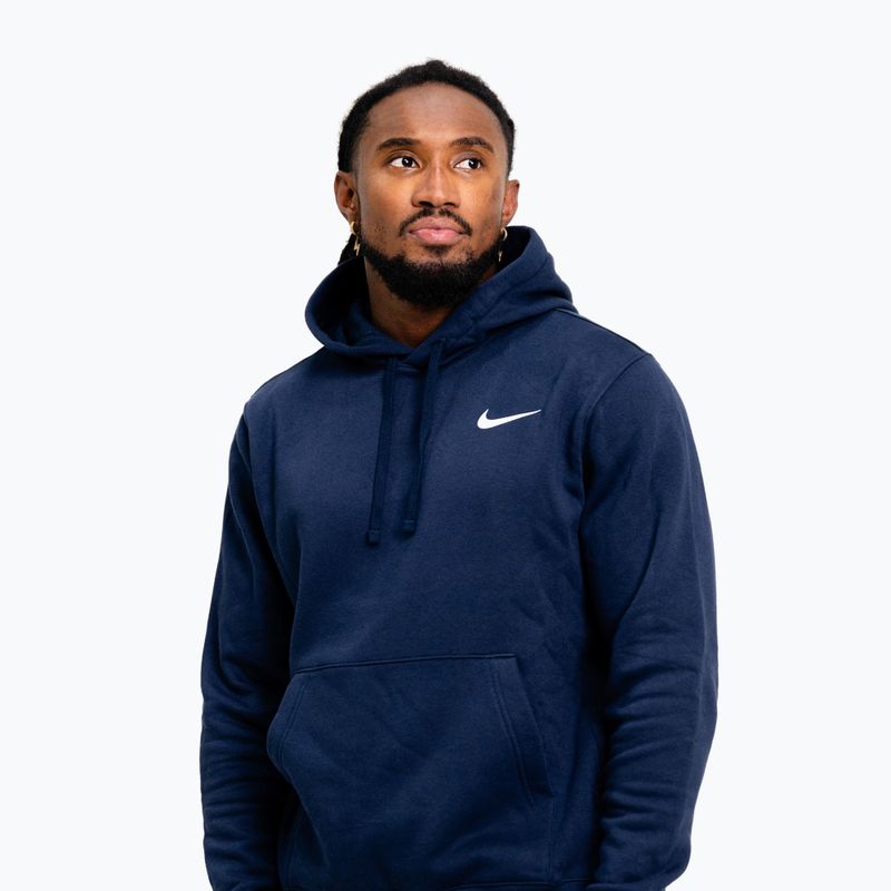 Férfi pulóver Nike Strength S&C Hoodie navy/white 4