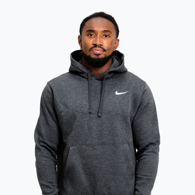 Férfi pulóver Nike Strength S&C Hoodie charcoal/white 4