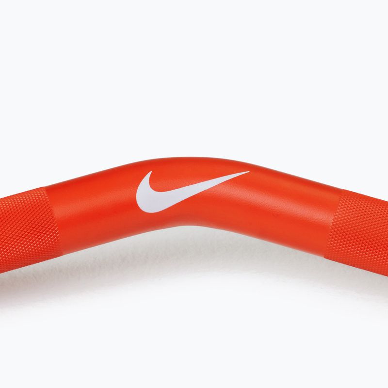 Hajlított rúd Nike Strength Shield Curl Bar orange 5