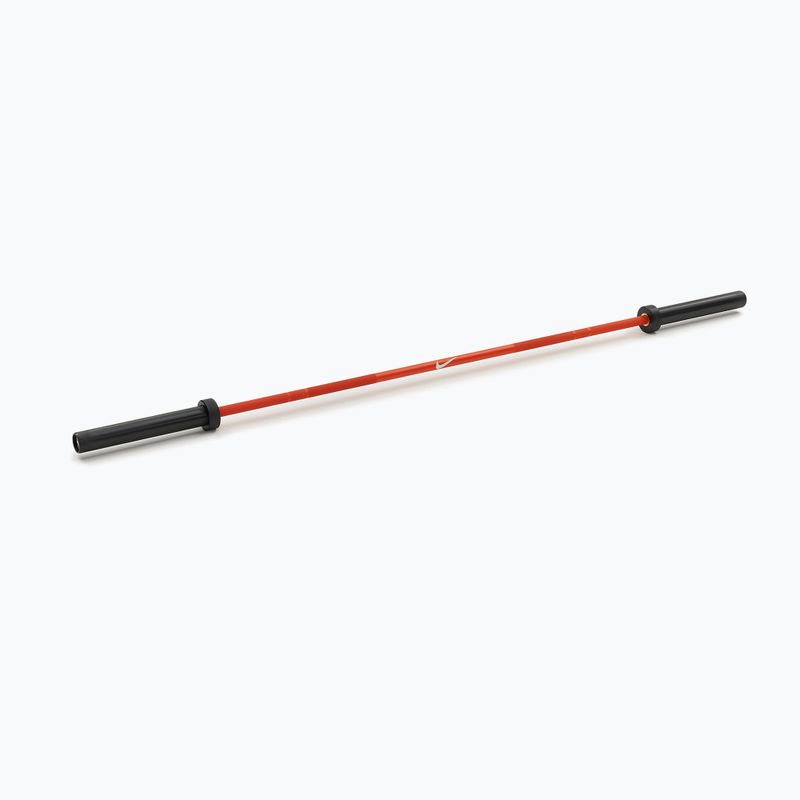 Egyenes rúd Nike Strength Coated Premium Barbell orange swoosh 2