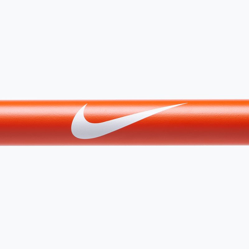 Egyenes rúd Nike Strength Coated Premium Barbell orange swoosh 4