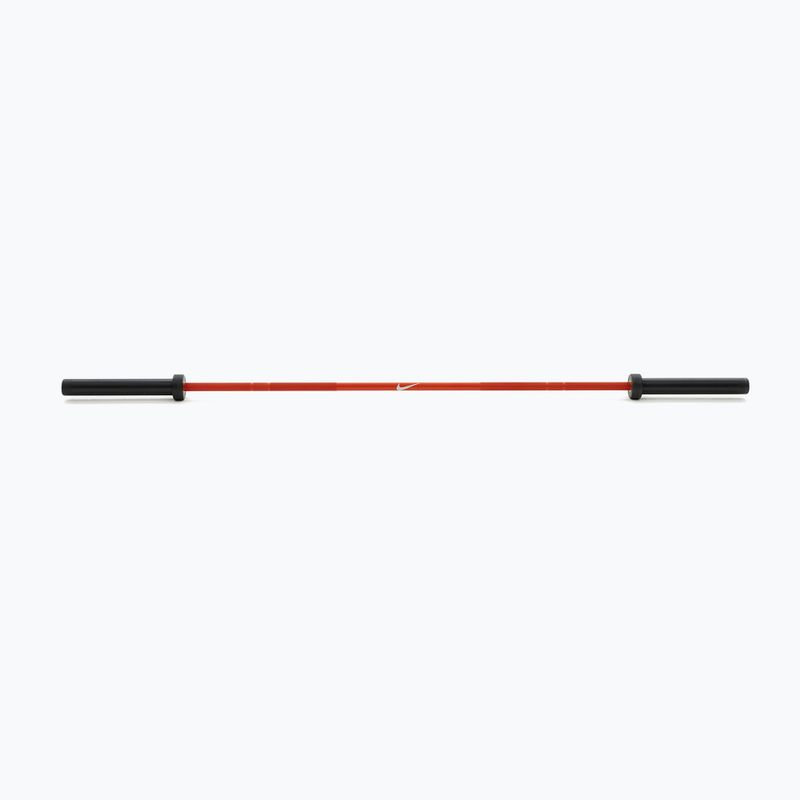 Egyenes rúd Nike Strength Coated Premium Barbell orange swoosh 2