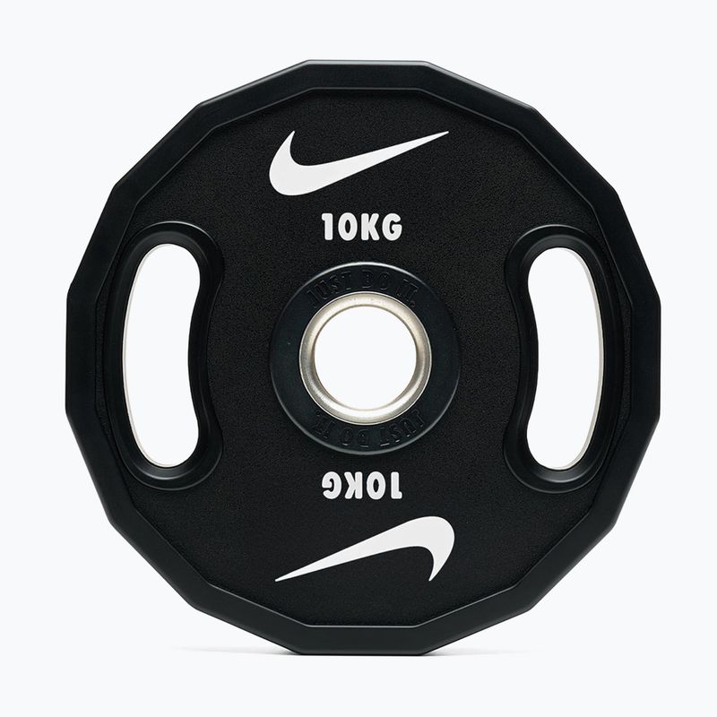 Bumperes súlytárcsa Nike Strength Pro Urethane Plates 10 kg black/white 4