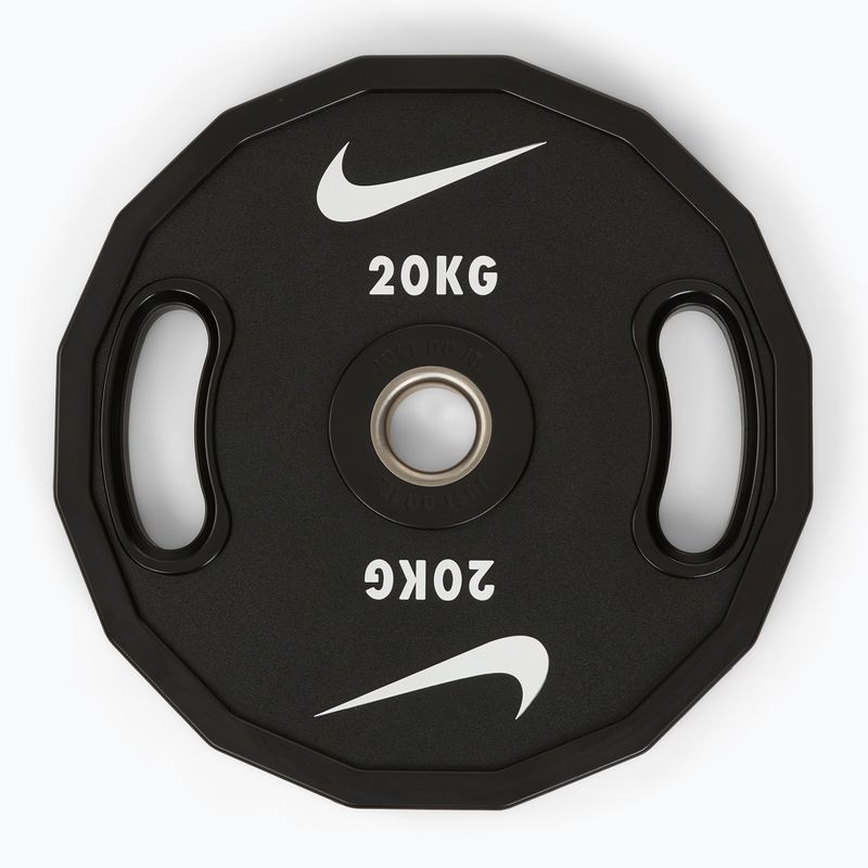 Bumper tárcsák Nike Strength Pro Urethane Plates 20 kg black/white 2