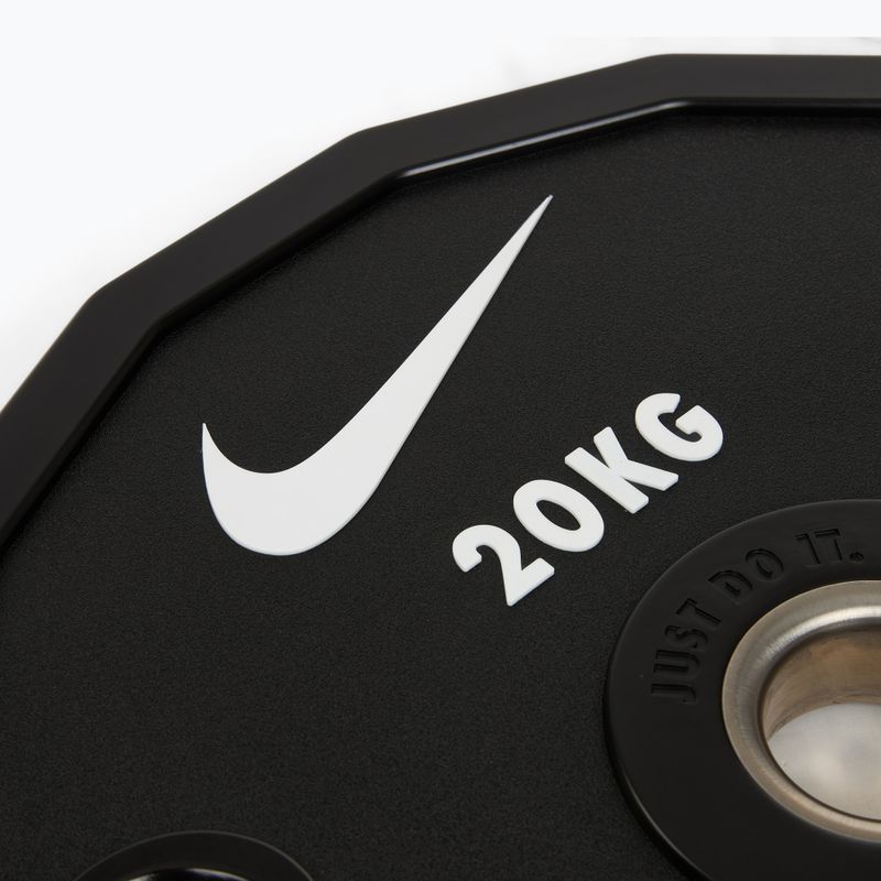 Bumper tárcsák Nike Strength Pro Urethane Plates 20 kg black/white 3