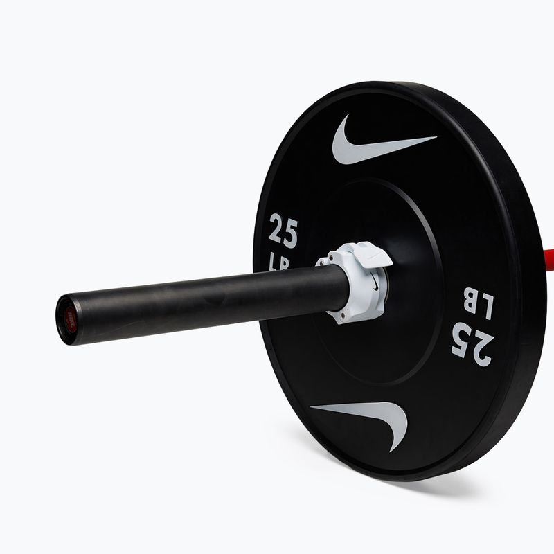 Súlyzórögzítők Nike Strength Barbell Collars 2 pcs. white/black 9