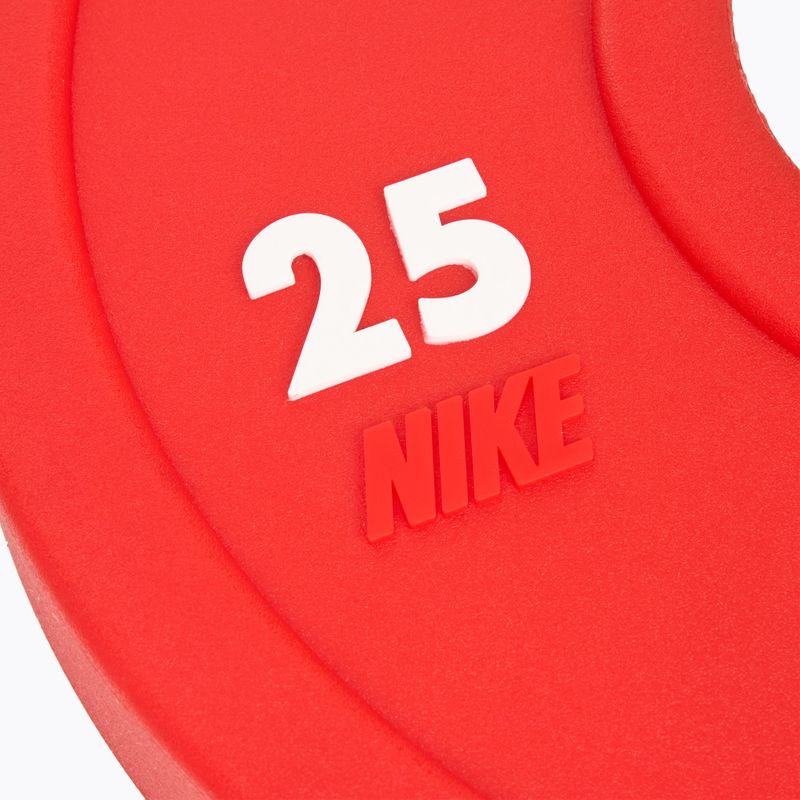 Lökhárító terhelés Nike Strength Pro Urethane Bumper Plates 25 kg red/white 3