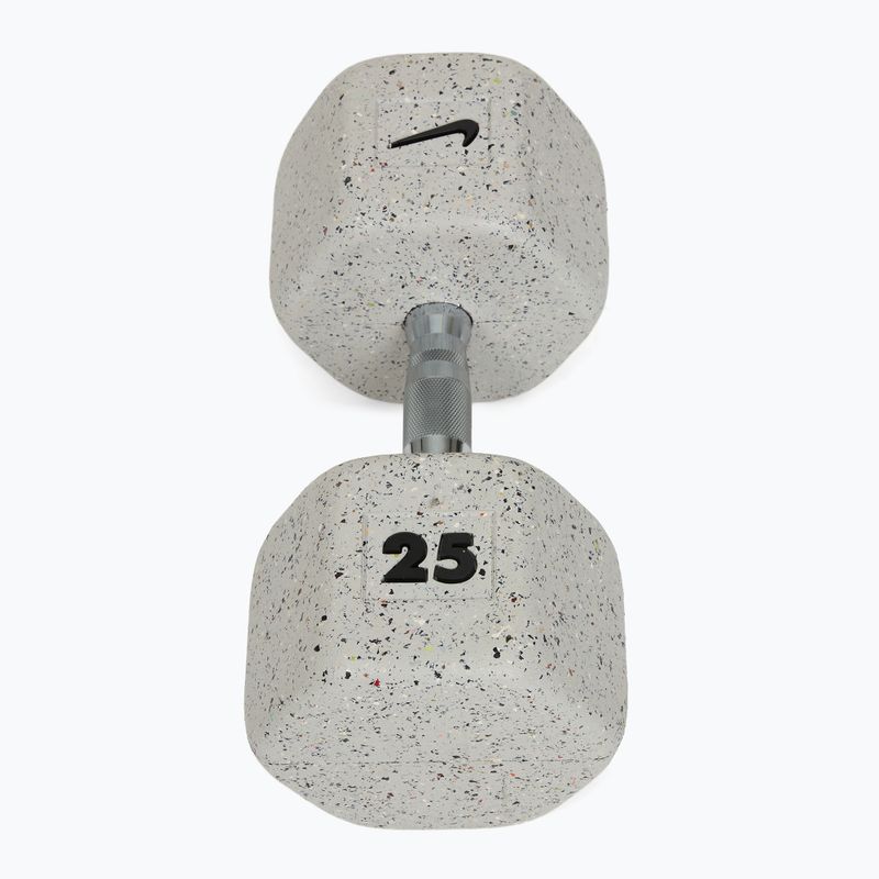 Gumizott kézi súlyzó Nike Strength Grind Dumbbell 25 kg wolf grey 2