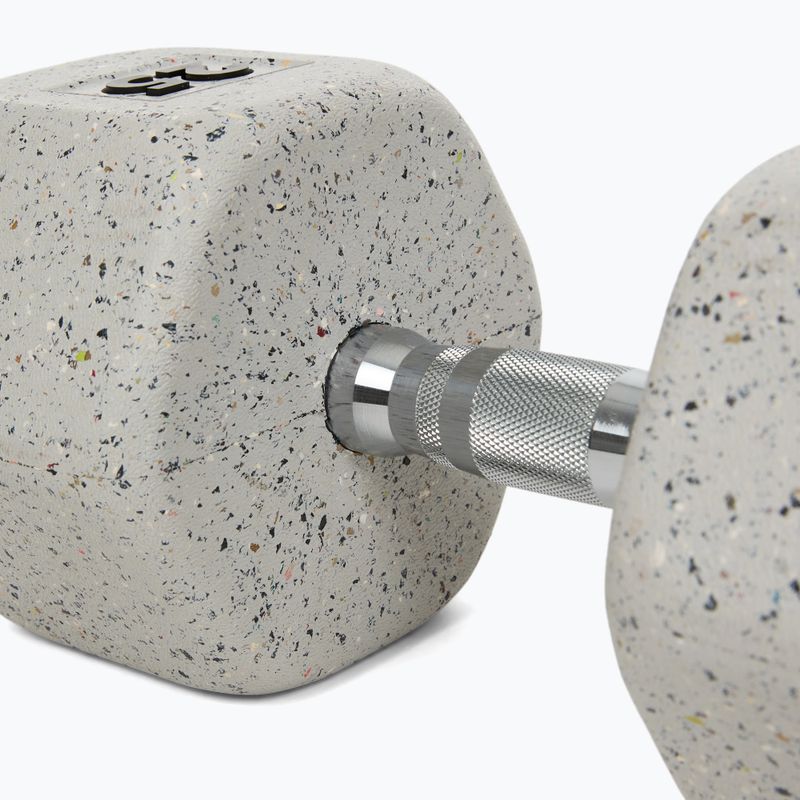 Gumizott kézi súlyzó Nike Strength Grind Dumbbell 25 kg wolf grey 4