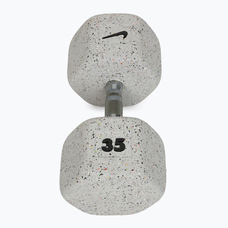 Gumizott kézi súlyzó Nike Strength Grind Dumbbell 35 kg wolf grey 2