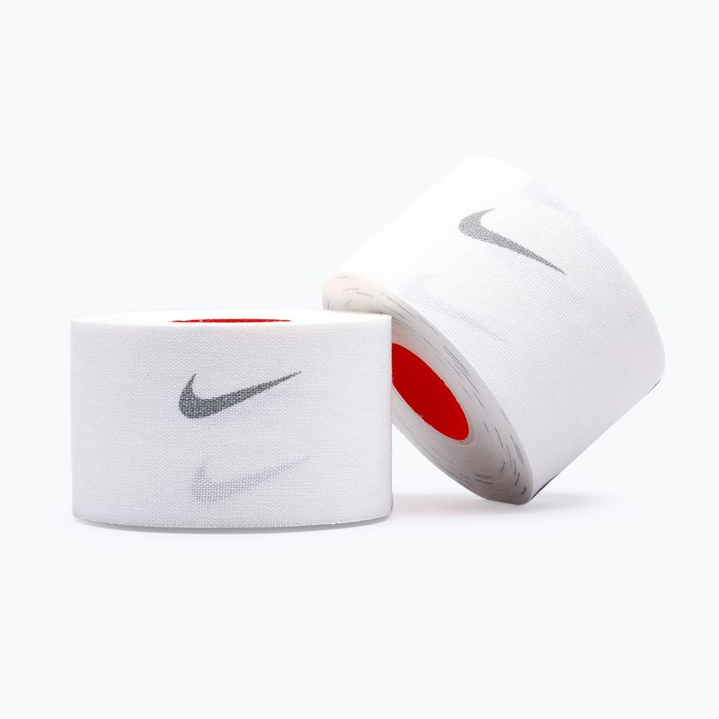 Kohéziós rugalmas kötés Nike Strenght Athletic Tape white/grey 4
