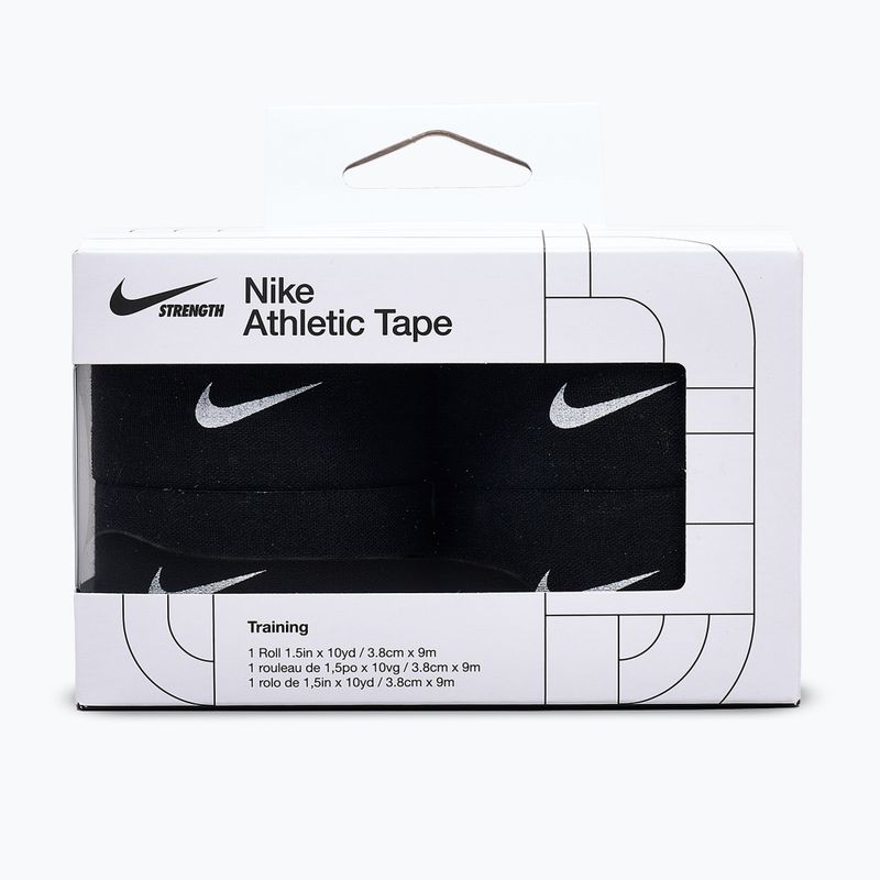Nike Strenght Athletic Tape 4 db fekete/fehér kohéziós elasztikus kötés