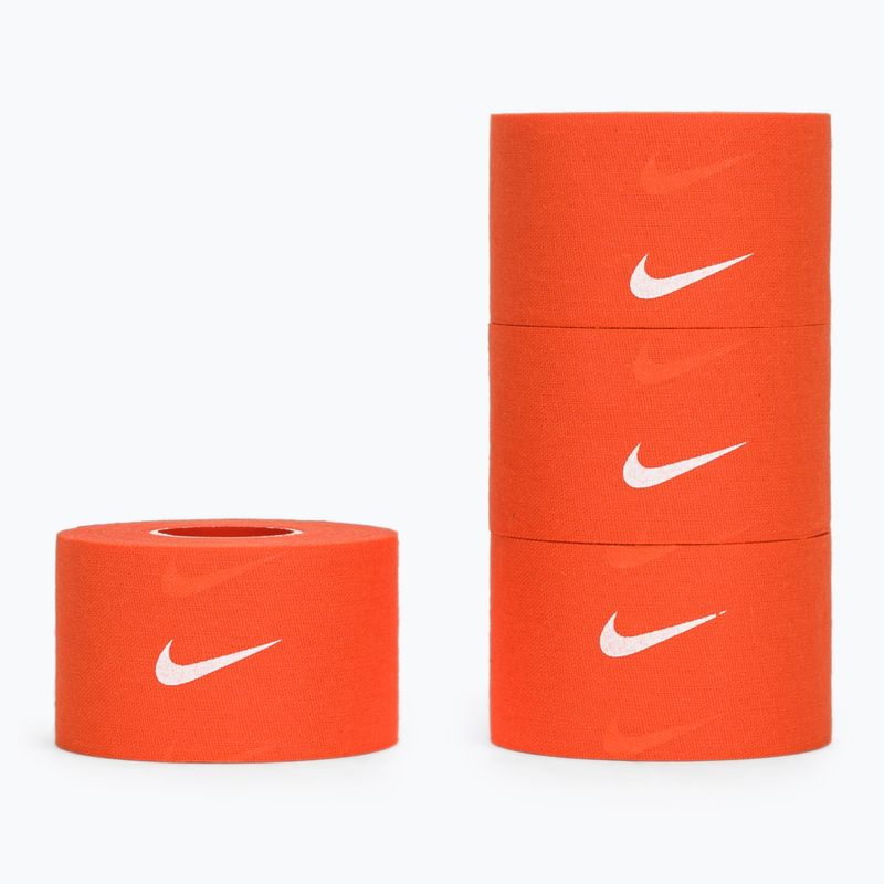 Kohéziós rugalmas kötés Nike Strenght Athletic Tape orange/white
