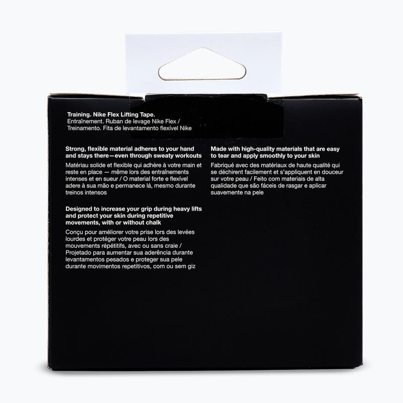 Kohéziós rugalmas kötés Nike Strenght Flex Lifting Tape black/white 3