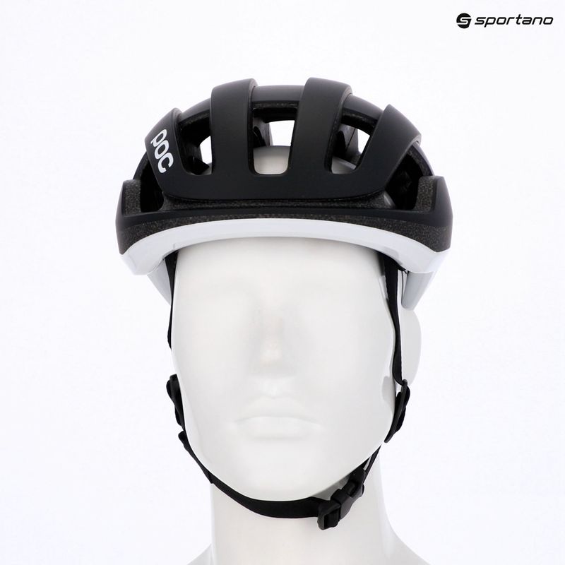 Kerékpáros sisak POC Omne Lite uranium black matt/hydrogen white 6