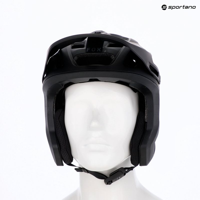 Fox Racing Dropframe Pro Grid fekete kerékpáros sisak 8