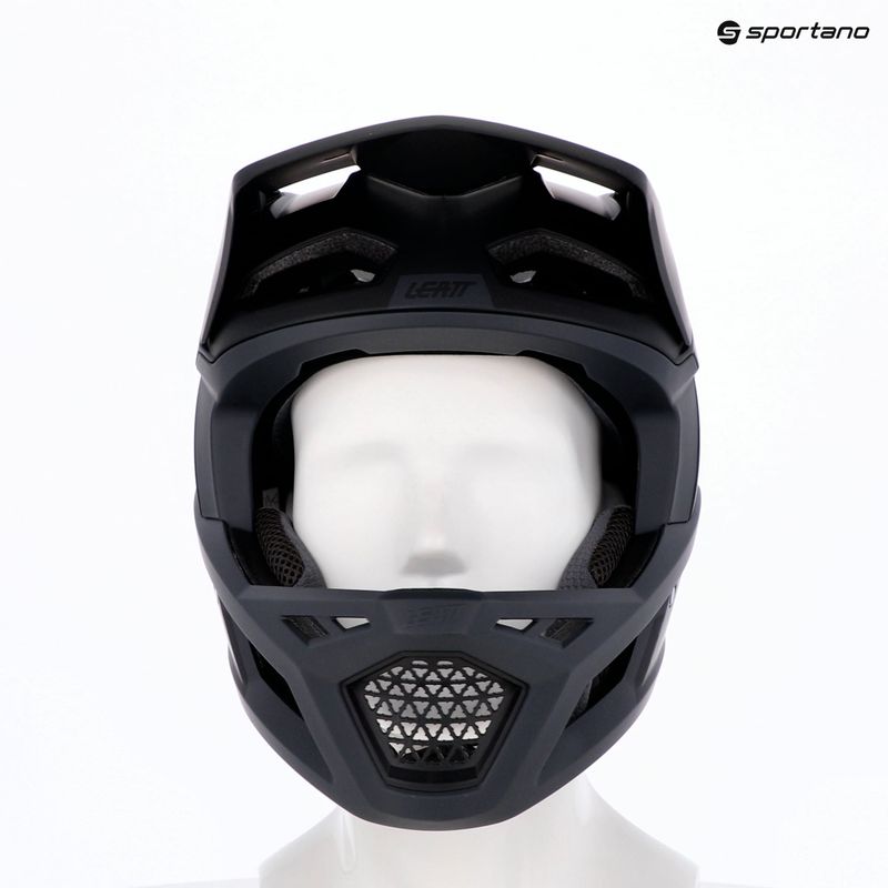 Kerékpáros sisak Leatt MTB Gravity 4.0 V26 stealth black/grey 6