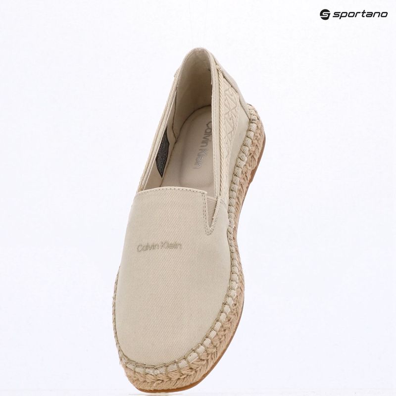 Férfi spárgatalpú cipők Calvin Klein HM0HM02075 Webbing oatmeal 9