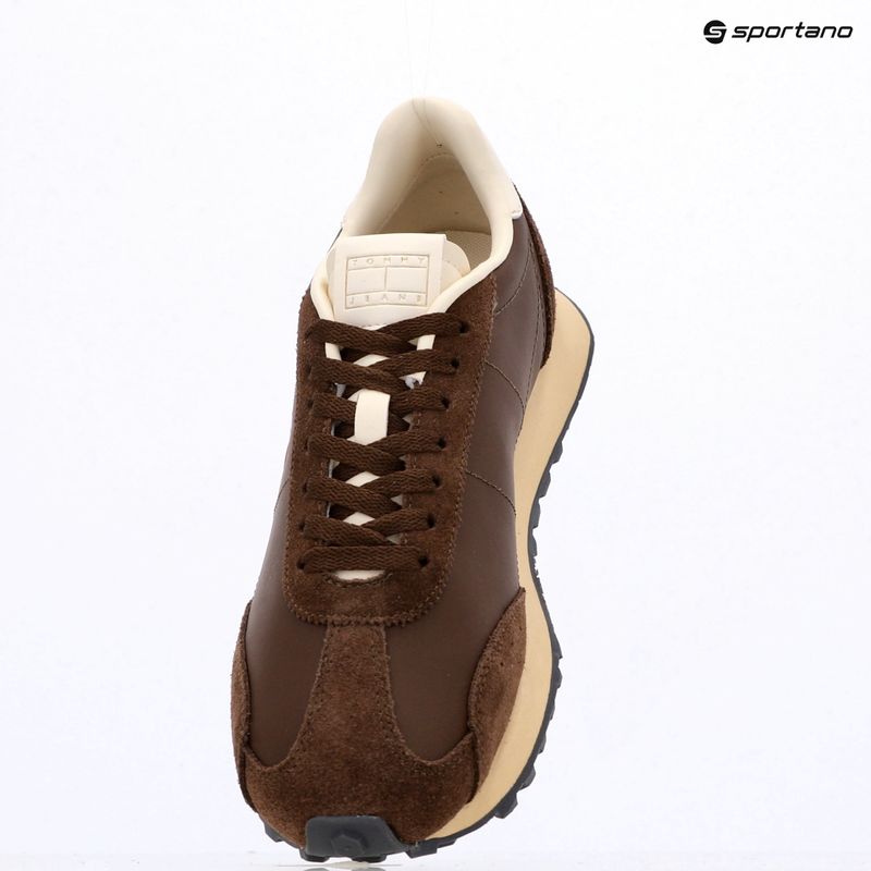 Férfi cipő Tommy Jeans Retro Runner Archive Mix legacy brown 9