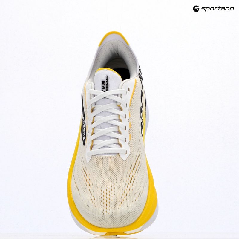 Férfi futócipők Brooks Hyperion Max 4 white/cyber yellow/black 9