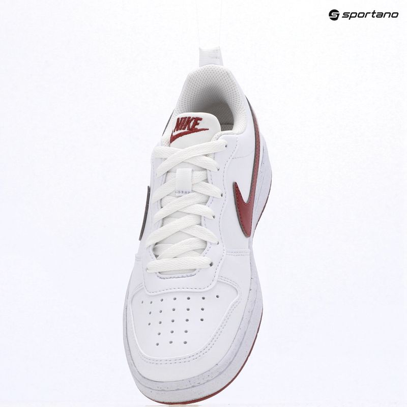 Gyermekcipő Nike Court Borough Low Recraft white/pink smoke 9