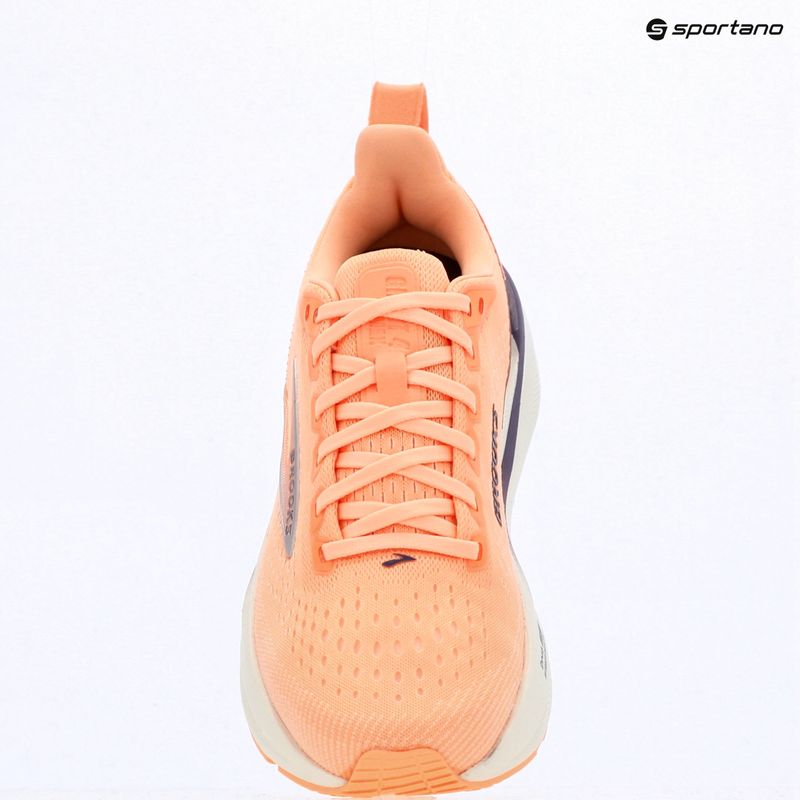 Női futócipők Brooks Ghost Max 4 cyber peach/grape/bluewash 9