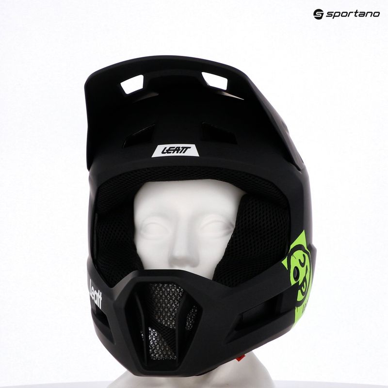 Leatt MTB Gravity 1.0 V25 Jr gyermek kerékpáros sisak fekete 9