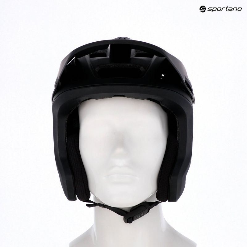 Fox Racing Dropframe Pro matt fekete kerékpáros sisak 9