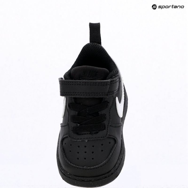 Gyermekcipő Nike Court Borough Low Recraft black/black/white 9