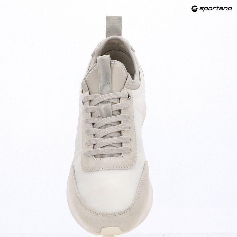 Férfi cipők Calvin Klein YM0YM01414 Retro Runner Sock Laceup Mix mat bright white/light grey 9