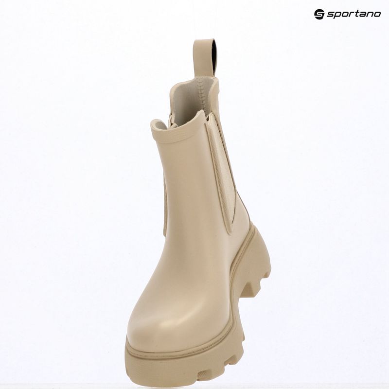 Női gumicsizma Tommy Hilfiger Rubber Flag Cleated classic beige 9