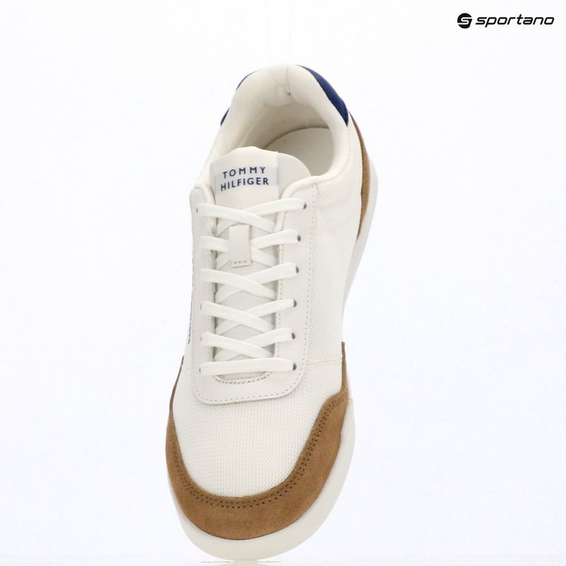 Férfi cipők Tommy Hilfiger Low Pro Cupsole Nylon Suede Mix ecru 9