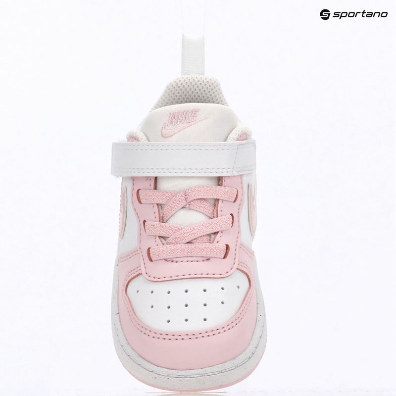 Gyermekcipő Nike Court Borough Low Recraft white/pink foam 8