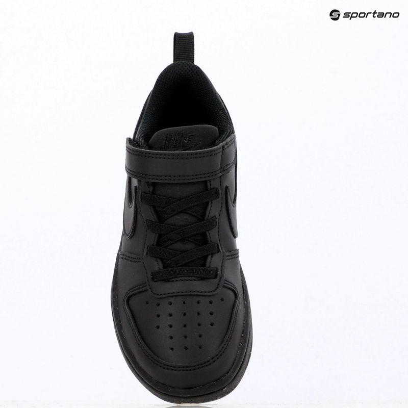 Nike Court Borough Low Recraft gyermekcipő fekete/fekete/fekete/fekete 5